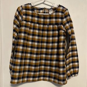 Carter’s size 5 girls flannel top
